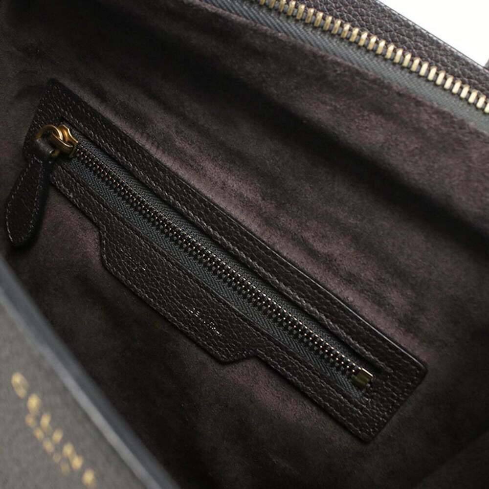 CELINE Celine Luggage Micro Tote Bag for Women, Black - Picture 8 of 9